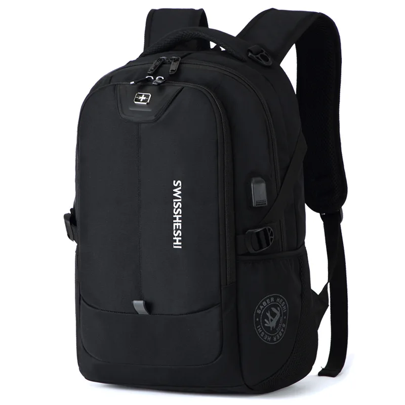 

Swiss Army Men Backpack Large Business Travel Laptop Bag Student School Bag USB Charging Anti-theft Water-resistant Backpack