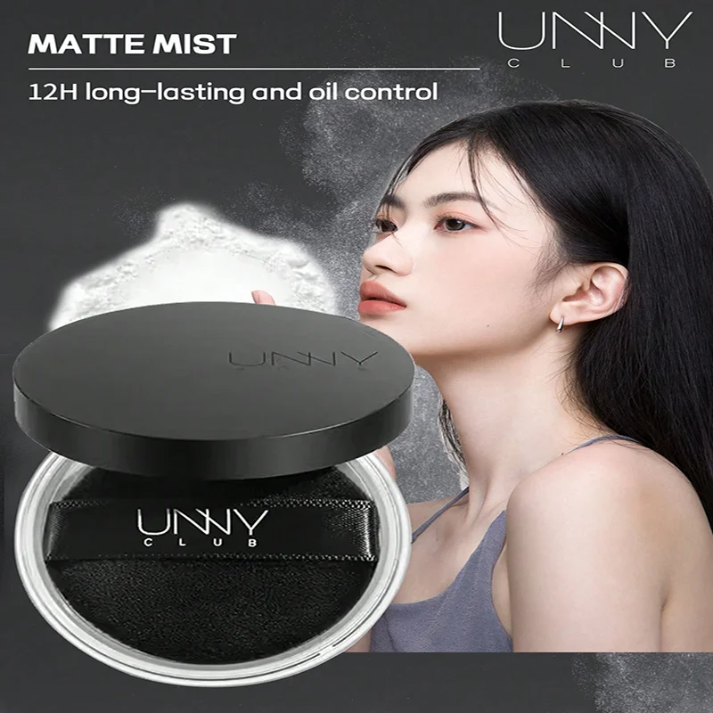 Polvo suelto de ajuste de alta definición, niebla mate, control de aceite de larga duración de 12H, efecto de enfoque suave y ligero para máscara de línea fina
