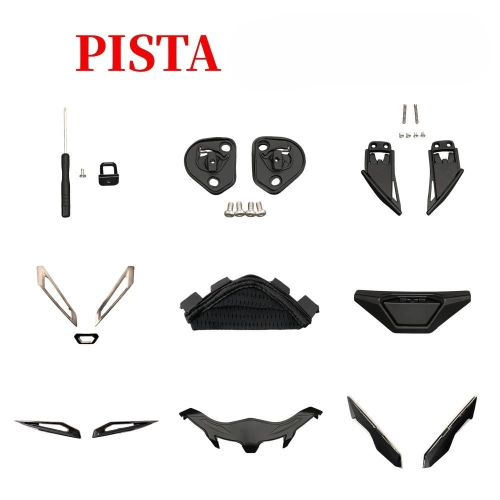 Pista Single Nail Helmet Accessories Modified Metal Base Buckle Windshield Fangs PISTA GPR/GPRR