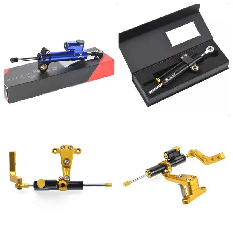 CNC Aluminum Steering Dampers Motorcycle Stabilize Bracket Mounting Kit For HONDA CBR500R 2020-2024 2021 2022 2023