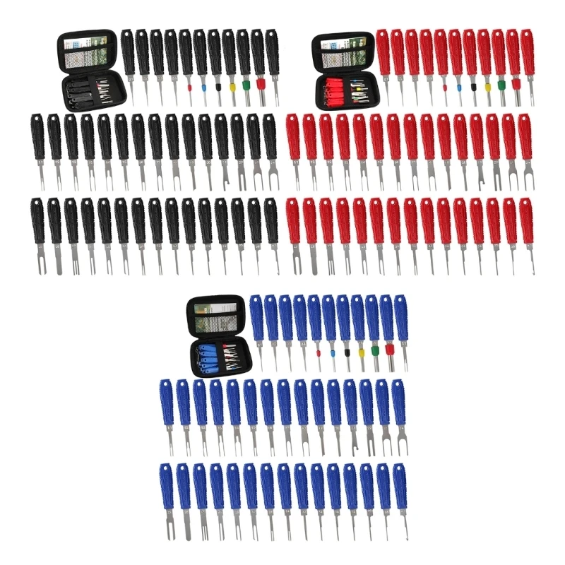 

J0MA 41Pcs Car Connector Pin Extractor Tool Terminal Removal Tool Auto Maintenance