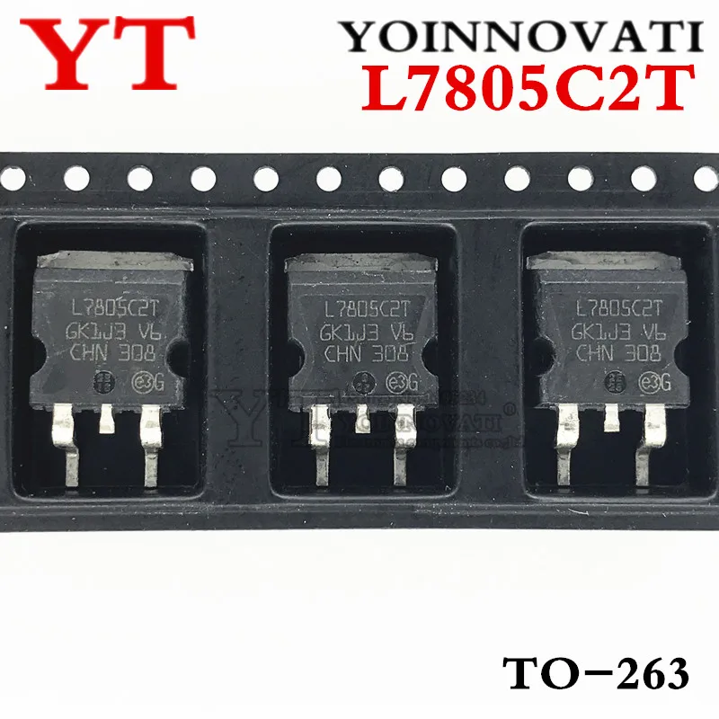 10PCS New L7805C2T  L7805CD2T L7805 REG LINEAR 5V 1.5A D2PAK