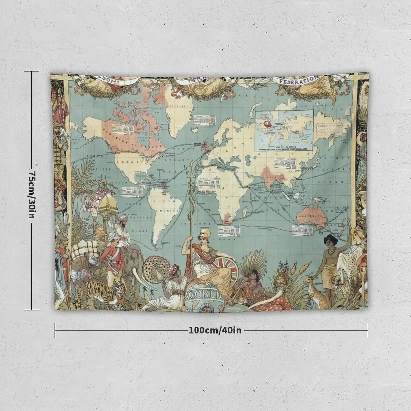 British Empire Map | Traditional | World Tapestry Things To The Room Decor Home Tapestry