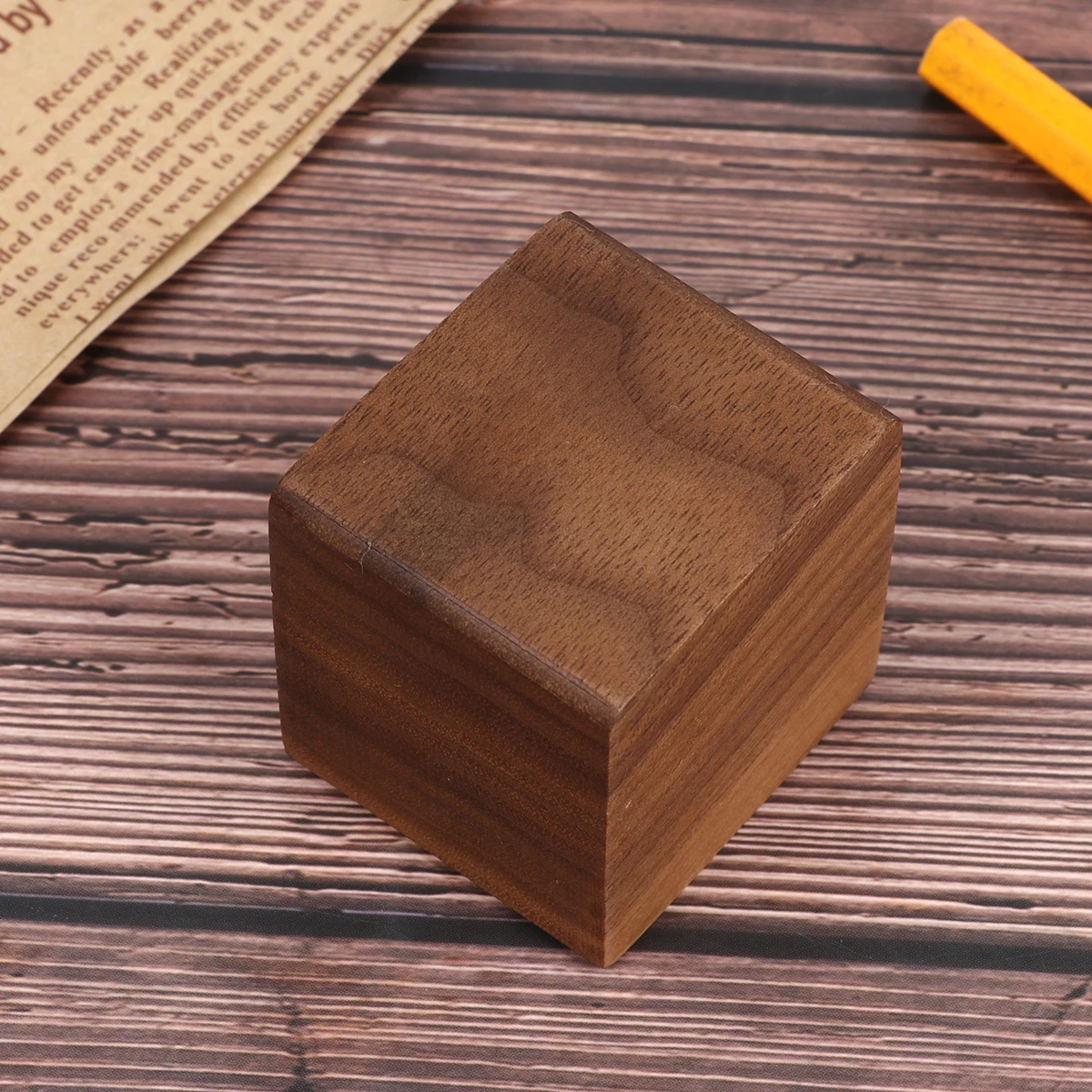 

Solid Wood Pen Holder Practical Desk Organizer Storage Stationery Portable Sturdy