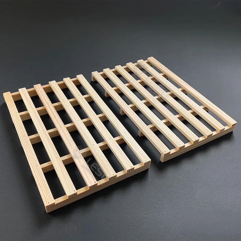 

LESU RC Forklift Wooden Pallet Applicable 1/14 Remote Control Hydraulic Forklift Engineering Model Wooden Pallet Freight Plank