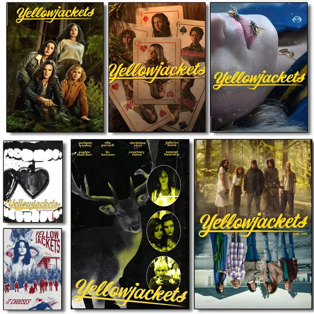 Horror Movie Y-Yellowjackets Poster HD Waterproof Aesthetic Wall For Home Decor Trendy Durable Easy To Apply Art