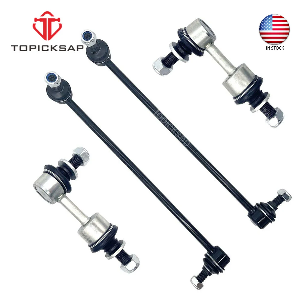 

TOPICKSAP Front Rear Stabilizer Sway Bar End Links 4pcs Set Kits for Hyundai Sonata Kia Optima 2011 2012 548303R000