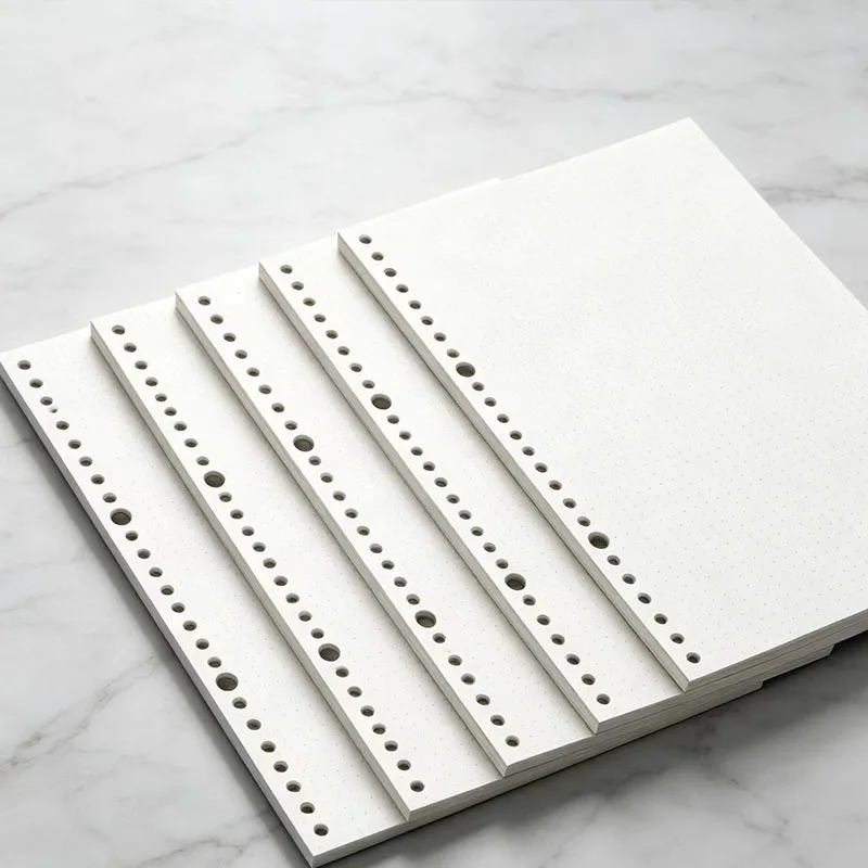 B5 Dot Matrix Loose Leaf Paper Replacement, Thickened Writing Paper, Suitable for Daily School Learning and Office Use