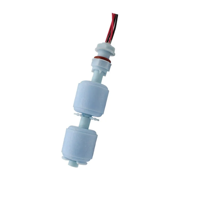 Double Float Ball M10 Screw Thread Liquid Level Sensing Switch High and Low Dual Water Level Control Sensor