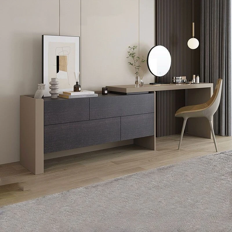 Simple dresser master bedroom multi-functional storage cabinet integrated high-end dresser combination cabinet