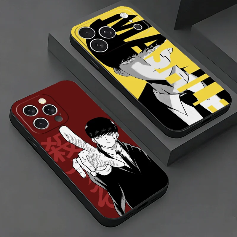 Mashle Magic And Muscles Anime Phone Case For iPhone 18 17 16 15 Plus 14 Pro Max 17E 16E 11 13 12 Mini XS X 7 SE Pattern Cover 1 view 2