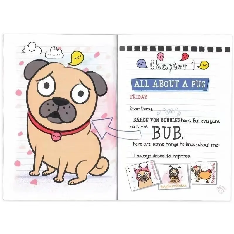 Kyla May - Diary of A Pug English Book Kyla May - Diary of A Pug English Book Early Education for Children