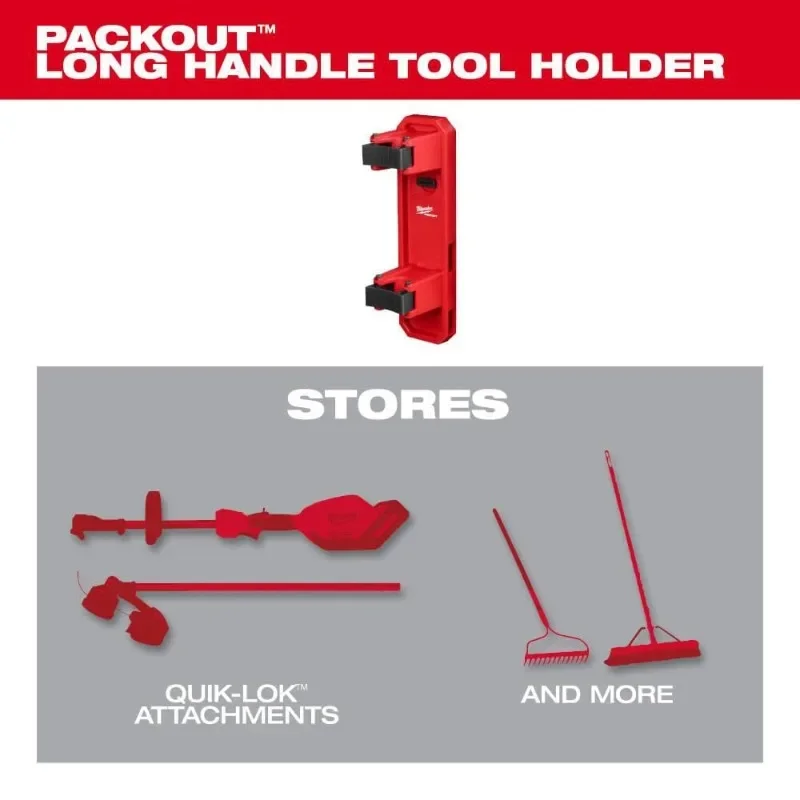 Milwaukee 48-22-8348 PACKOUT Long Handle Durable M Module Tool Holder Power Tool Accessories