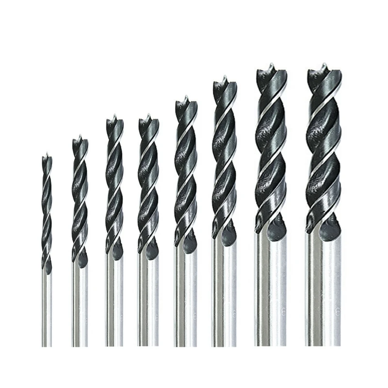 

8Pieces Drill Bits Spirals Twist Drill Bits Set for Woodworking Softwood Laminated MDF Twist Drilling Tool Dropship