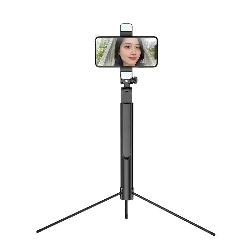 

Selfie Stick Metal Anti-Shake Live Streaming Tripod Stand Bluetooth Fill Vlog Shooting Artifact