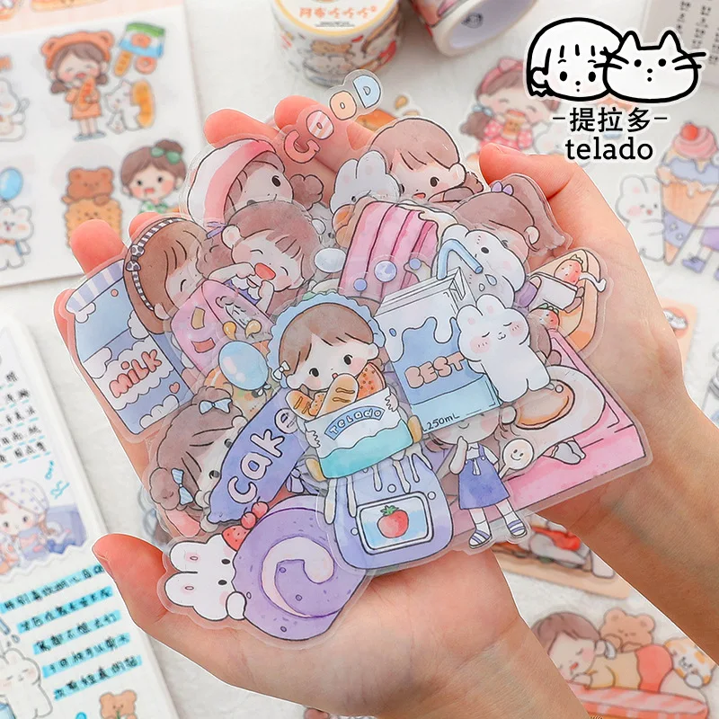 Waterdichte Leuke Hand Account Stickers Kawaii Koreaanse Planner Stickers