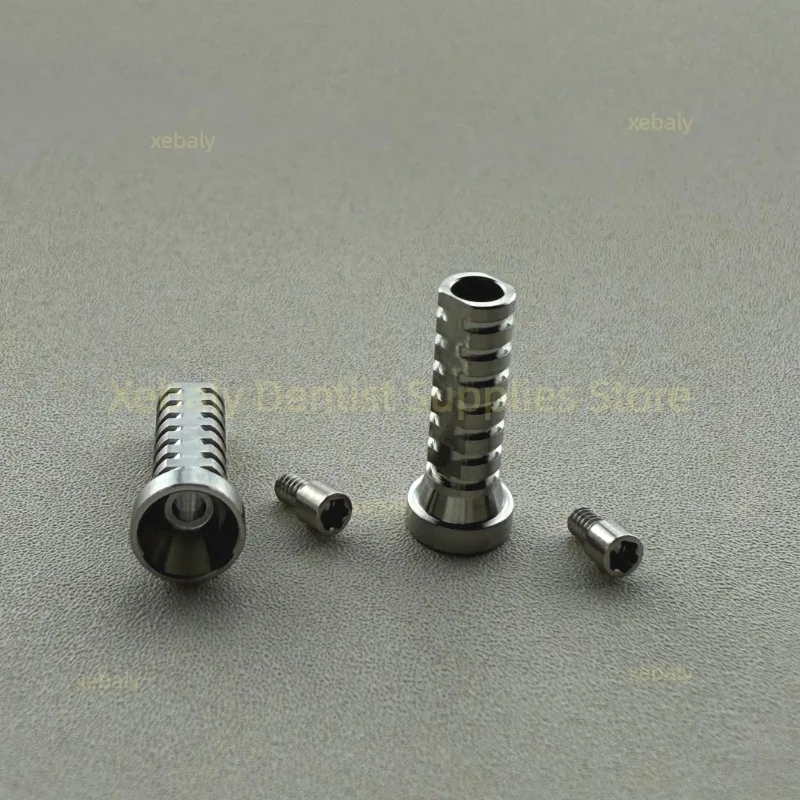 20Pcs Titanium Sleeve Temporary Cylinder Ti MU Sleeve Multi Unit Abutment Compatible with With Nobel