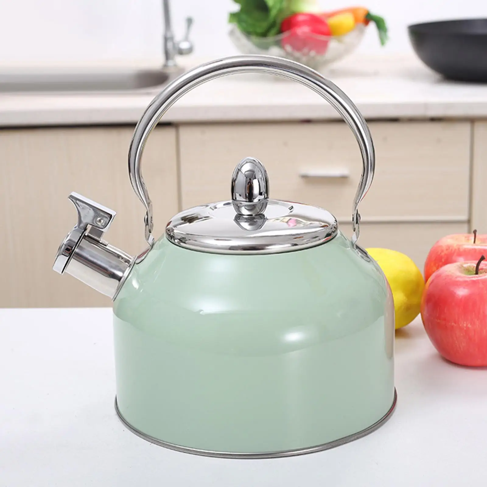 2.5 Liters Teapot Whistling Tea Kettle for Electric Cooktop Durable Food Grade Material