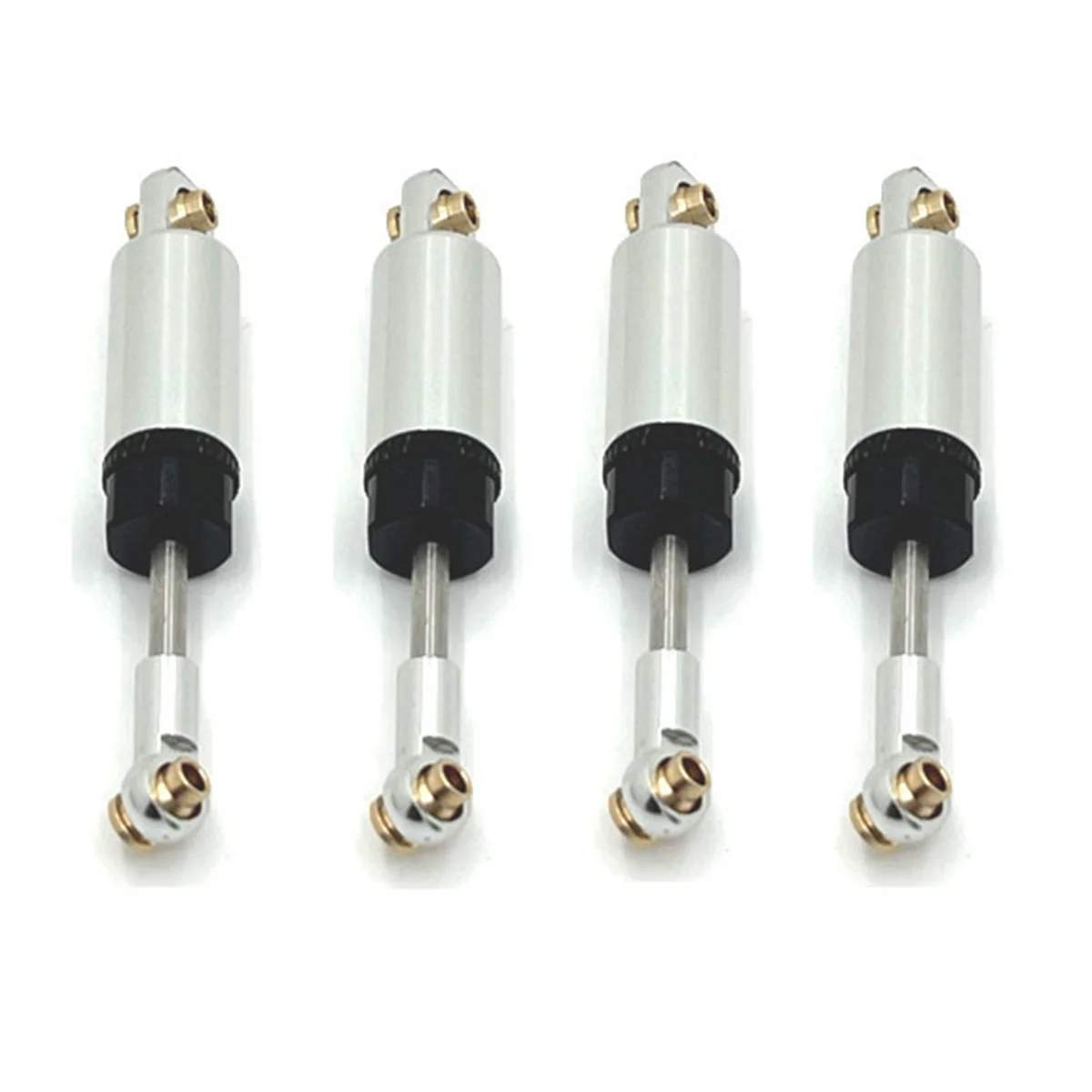 4PCS Hydraulic for MN 1/12 D90 MN82 LC79 MN78 for 1/16 C14 C24 C34 C44 RC Car Upgrades Part Silver