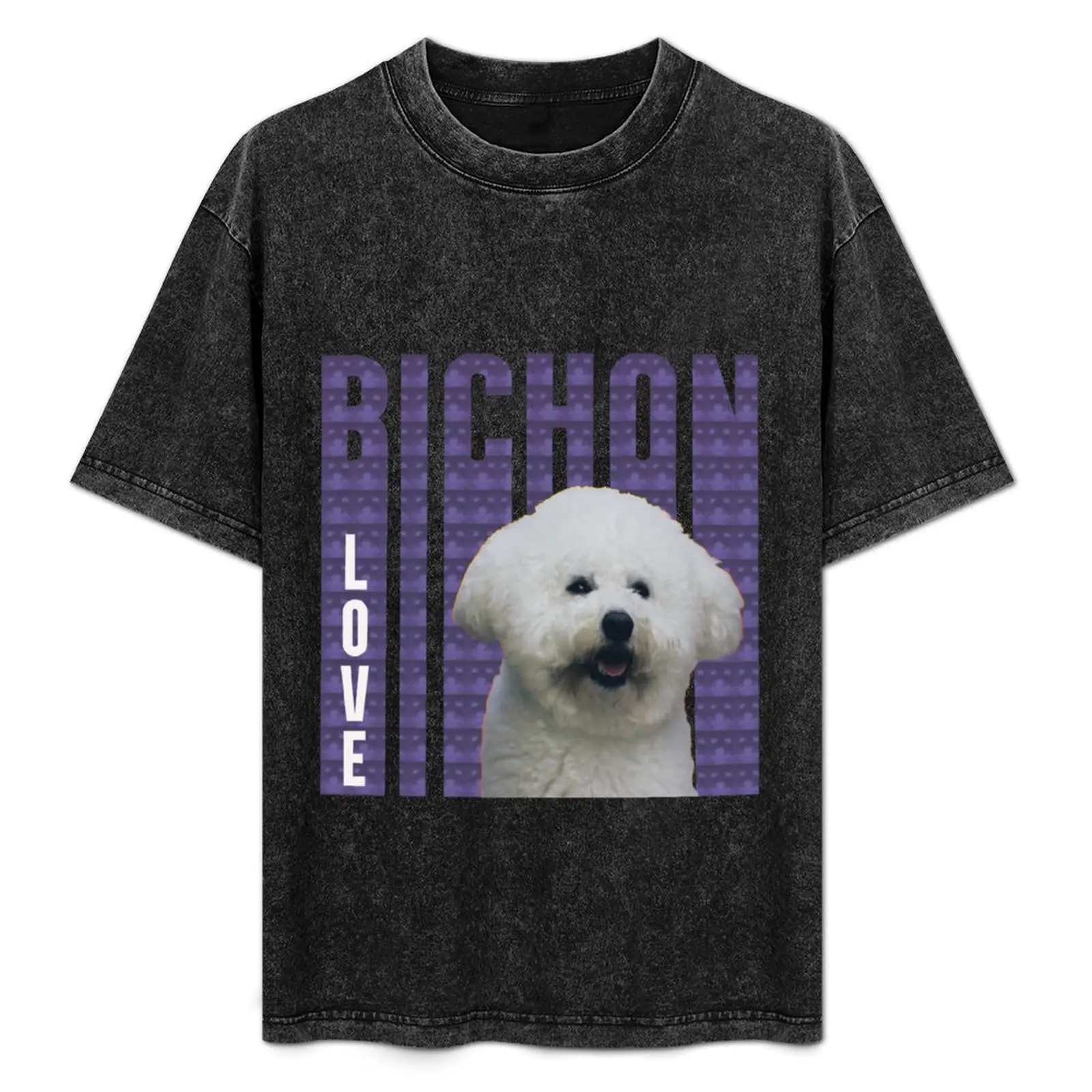 

Bichon (love) Frise design T-Shirt t shirts for man pack cotton man t shirt heavy cotton T-Shirt