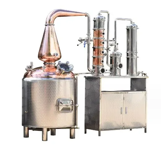 Fractional 10 Liter Laboratory Stainless Steel Ethanol Distilled Water Distillator Distillation Equipment Unit Column Machine