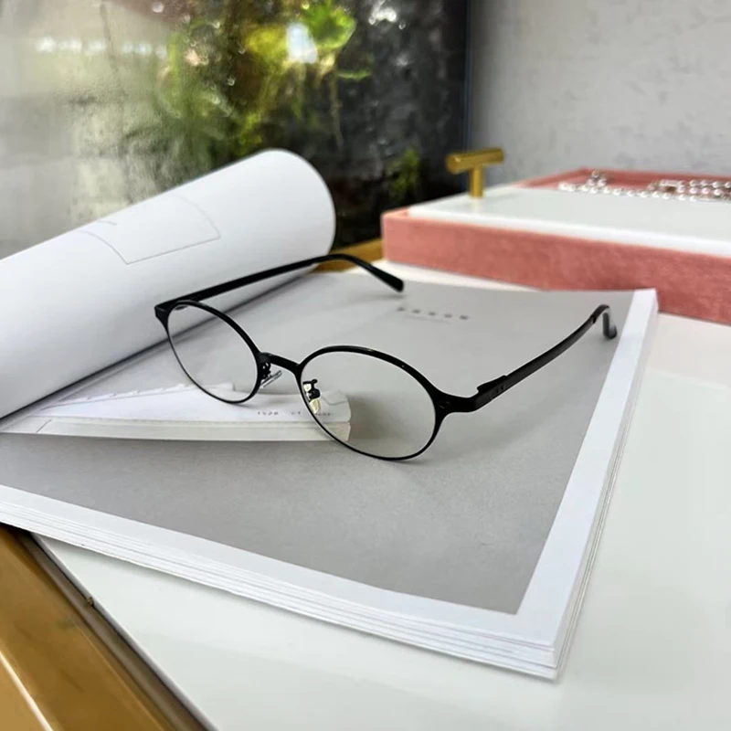 New Arrival Metal Frame Oval Computer Glasses Women Men Anti Blue Light Glasses Eyewear Blocking Optical Spectacle Eyeglasses view 6