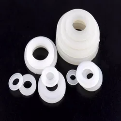 M2 M2.5 M3 M4 M5 M6 M8 M10 M12 M14 M16 M18 M20 White Nylon Flat Washers Plastic High Temperature Resistant Flat Washers