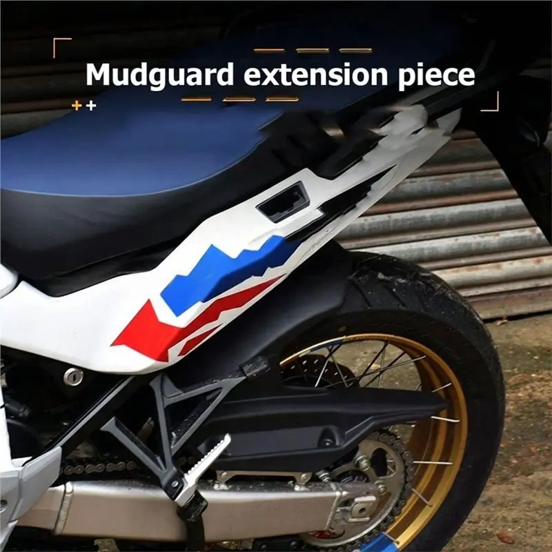For car-Motorcycle Rear Fender Mudguard Splash Guard Extension For Honda CRF1100L XL750 Transalp