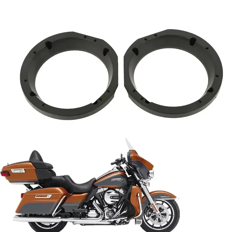 

For Harley Touring Electra Street Glide 1998-2013 Batwing Fairing Motorcycle Universal 5.25 to 6" Speaker Adapter Ring