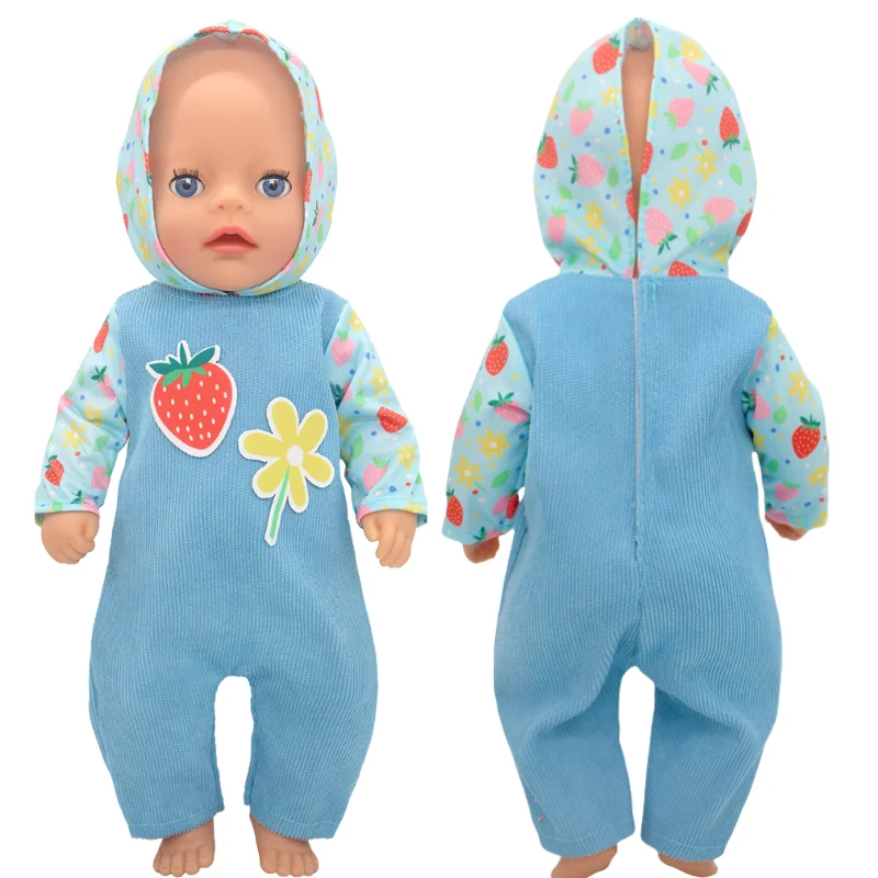 Ropa de muñeca Reborn de 36cm, traje de muñeca de 14 pulgadas, peleles de juguete