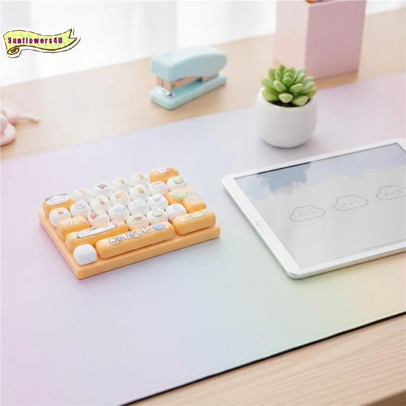 Quiet Click 26 Key Cute Stress Reducing Keyboard Creative Mechanical Fidget Tool for Public Place Use