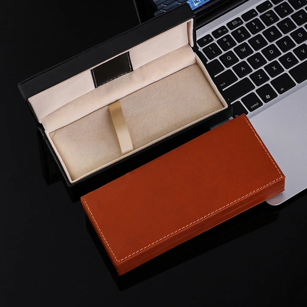 Premium PU Pen Case for Students Home Storage Smooth Multi Function ganize Protect Elegant Design Compact Lightweight