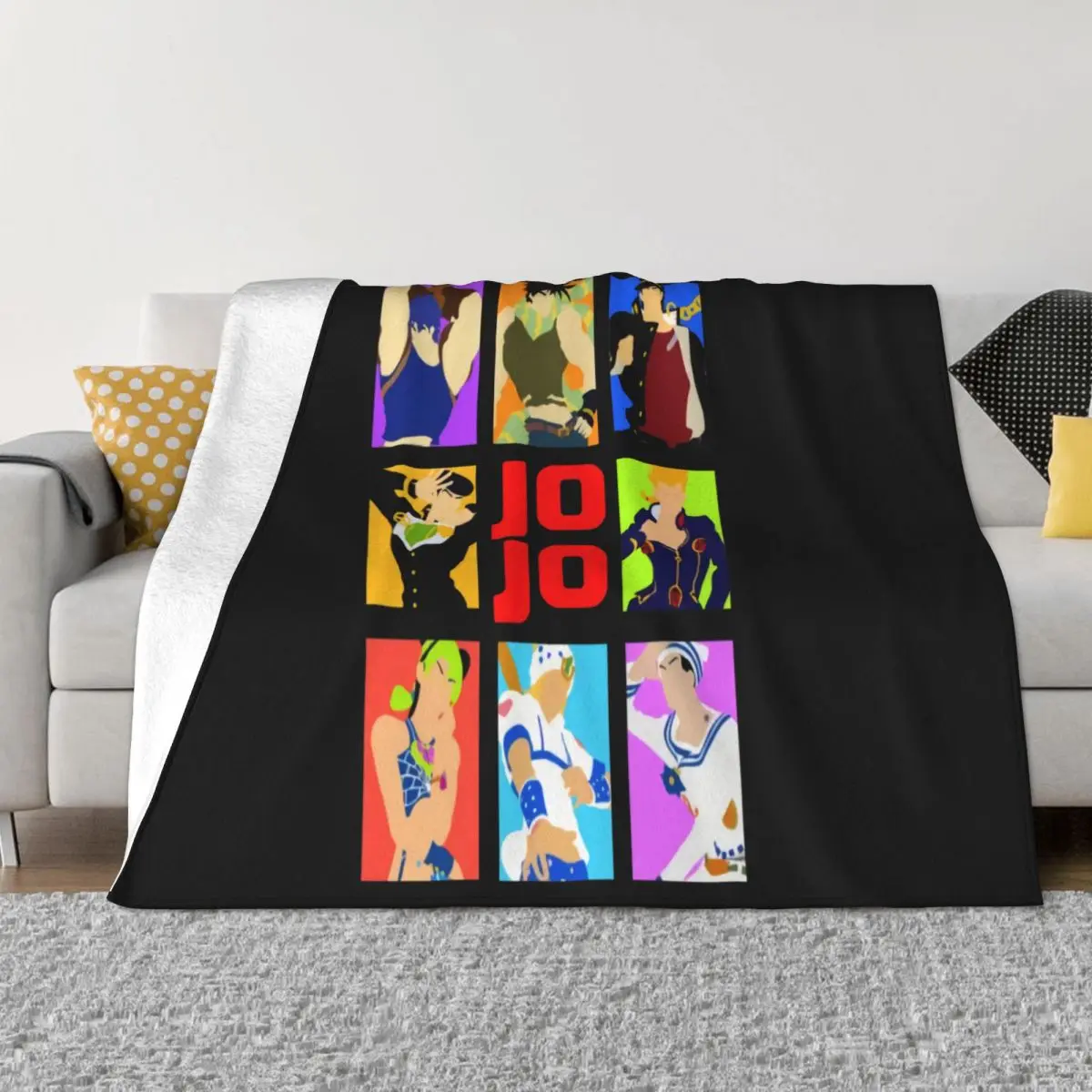 One Yona Jojo Bizarre Jojo S Bizarre Adventure Short Slee More Size Comfortable New Brand Cartoon Throw Blanket