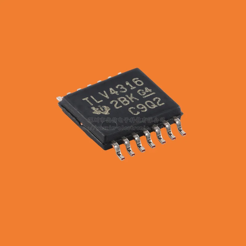 10pcs/Original genuine TLV4316IPWR TSSOP-14 4-channel operational amplifier chip