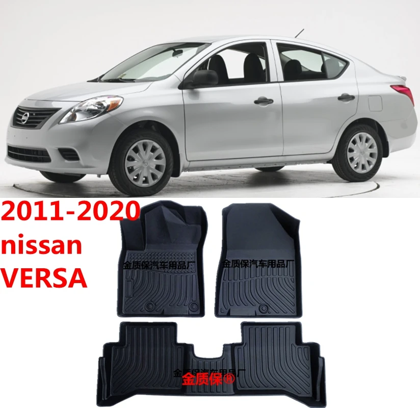 

Используйте для 2011-2020 Nissan Versa напольный коврик для автомобиля на заказ AllWeather автомобильный коврик для ног подходит для Versa водонепроницаемый автомобильный коврик Versa mat