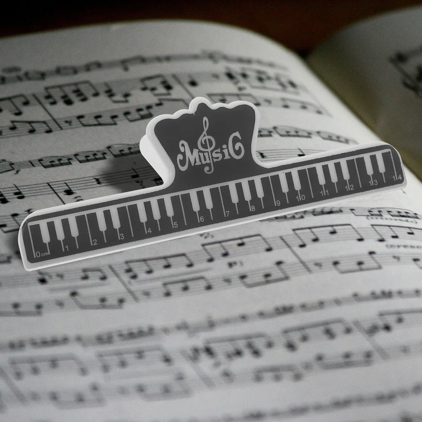 Music Book Page Holder Clip Strong Grip Plastic Sheet Holder for Piano Keyboard Sheet Clips Paper Clips Book Claw Clip