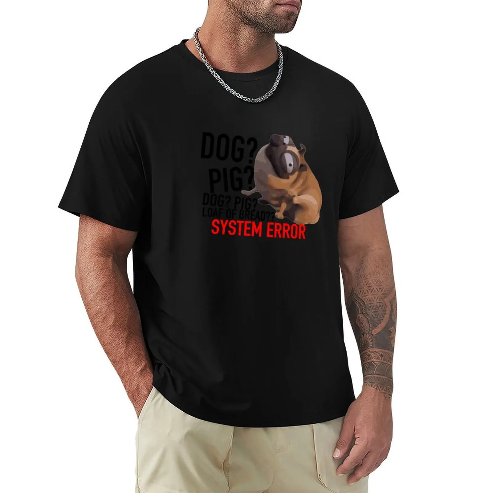 

Dog pig captcha The mitchells vs the machines T-Shirt Clothing anime stuff cotton graphic tees street wear Short sleeve tee men