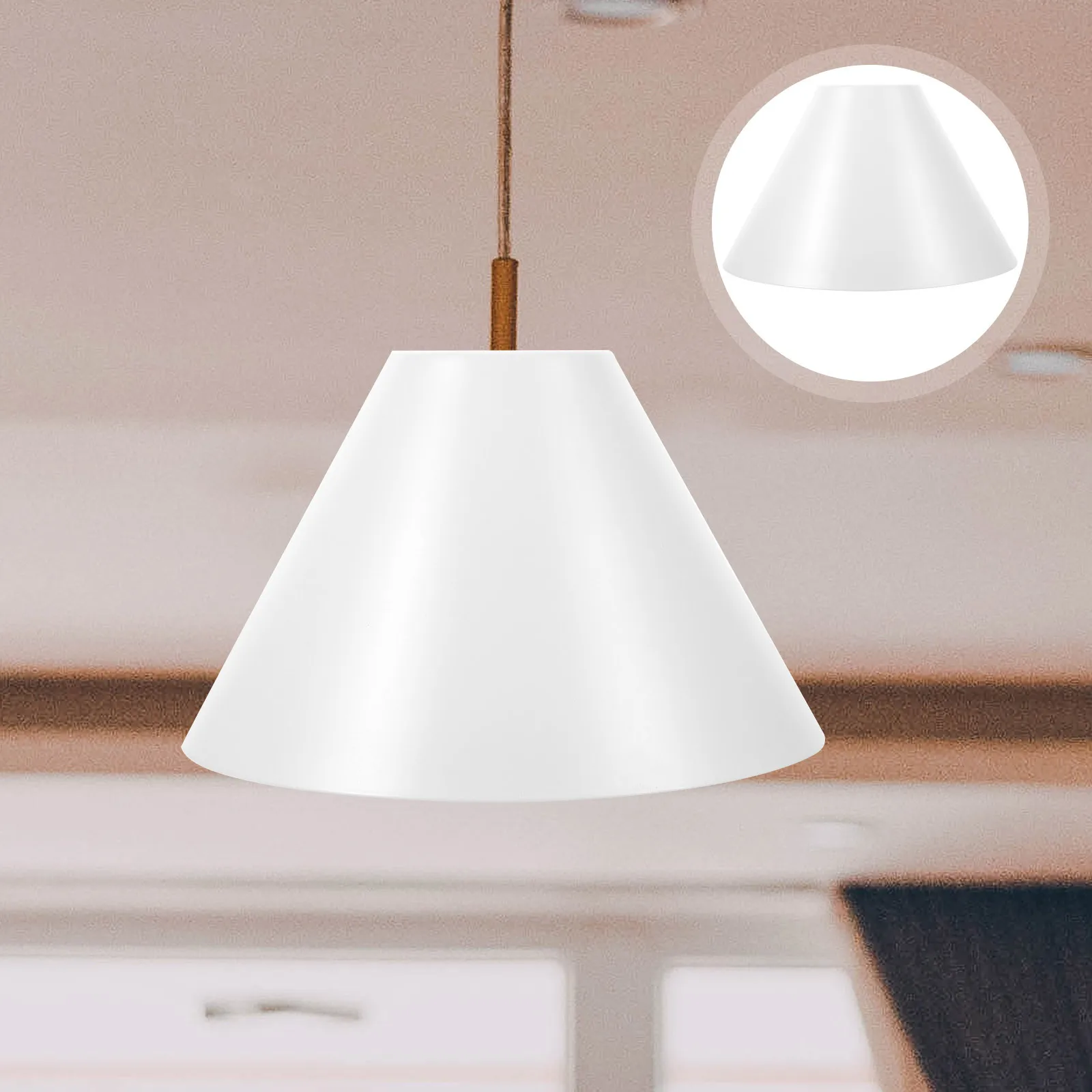 

Small Iron Lampshade Wrought Metal Durable Design for Bedroom Dining Room Chandelier Lamp Shade Replacement Pendant Light