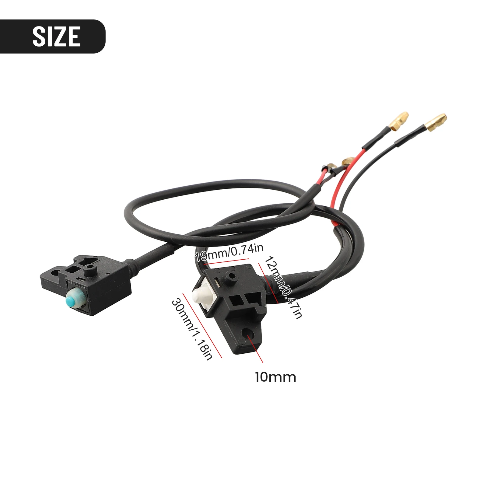 

1 Set Front Rear Disc Brake Wire Cable Electric Vehicle Power Off Switch For Ebike Motorcycle Power Off Switch Battery Car 26Cm