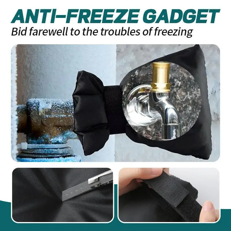 Outdoor Faucet Antifreeze Cover Waterproof Oxford Fabric Thick Cotton Winter Pipe Protection