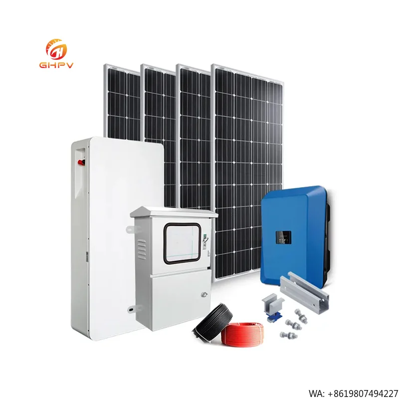 Industrial Home Use Complete Solution Provider Off On-Grid Hybrid Power Solar Energy System 15kw 10kw Solar System 5kw Panel Kit
