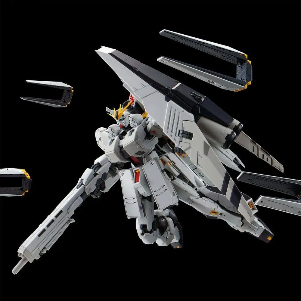 Bandai Original RG, la BASE GUNDAM limitada V GUNDAM [acabado de titanio] figura de acción modelos de ensamblaje juguetes adornos coleccionables