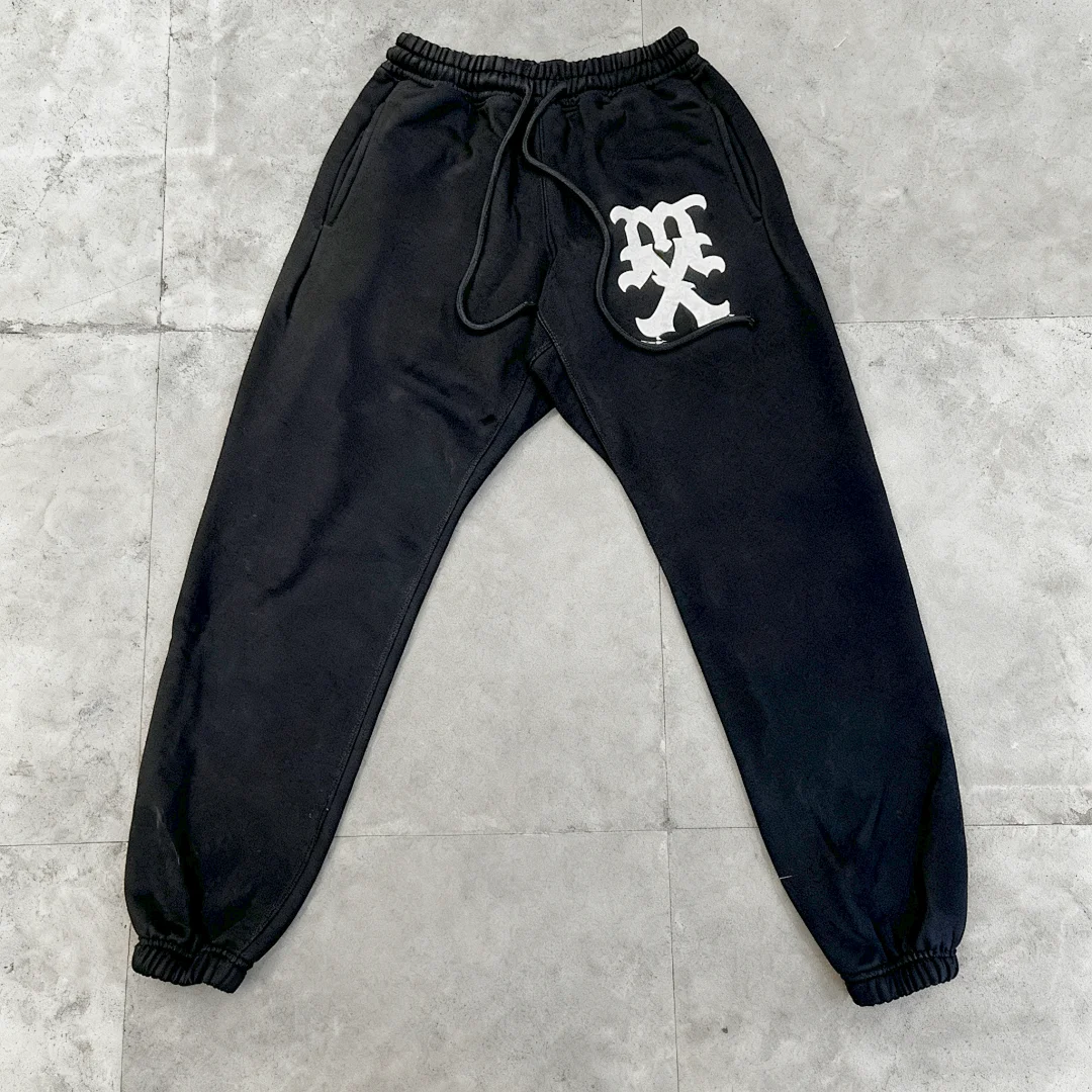 2026 Saint American street retro letter print washed vintage loose casual cuffed sweatpants Men Casual Pants Sweatpants