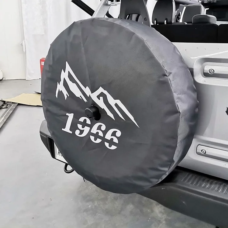 

PU Dust Proof Anti Aging Oxford Custom Spare Tire Cover for Ford Bronco 6th Gen 2021 2022 2023
