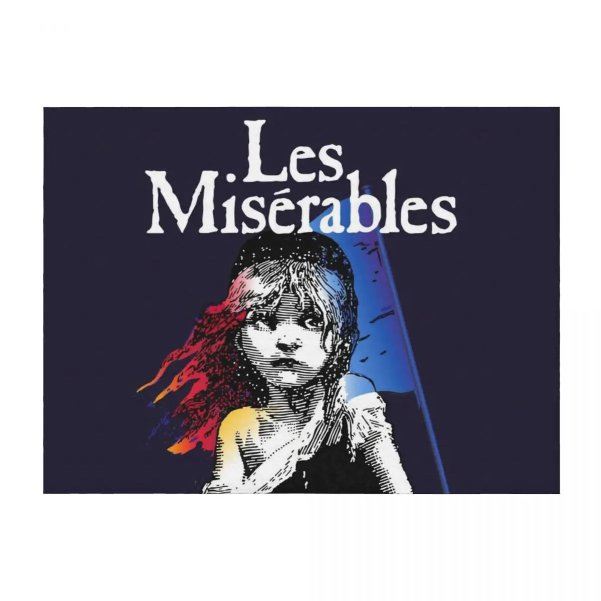 

LES MISéRABLES Throw Blanket Fashion Sofas funny gift For Decorative Sofa Custom Blankets