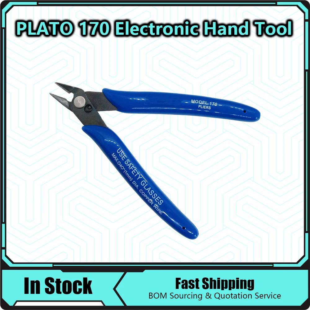 PLATO-170 Wishful Clamp Electronic Diagonal Pliers Side Cutting Nippers Wire Cutter 3D Printer Parts DIY PLATO170