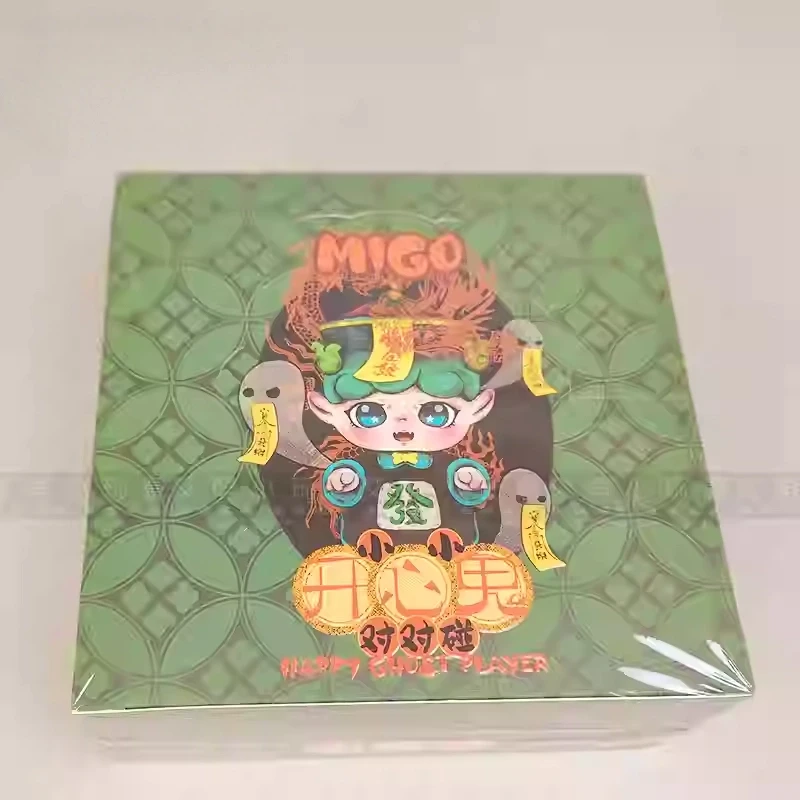 100% Genuine Migo Happy Ghost Series Mini Blind Box Mystery Box Dolls Little Ghost Model Mini Toy Play Ornament Collection