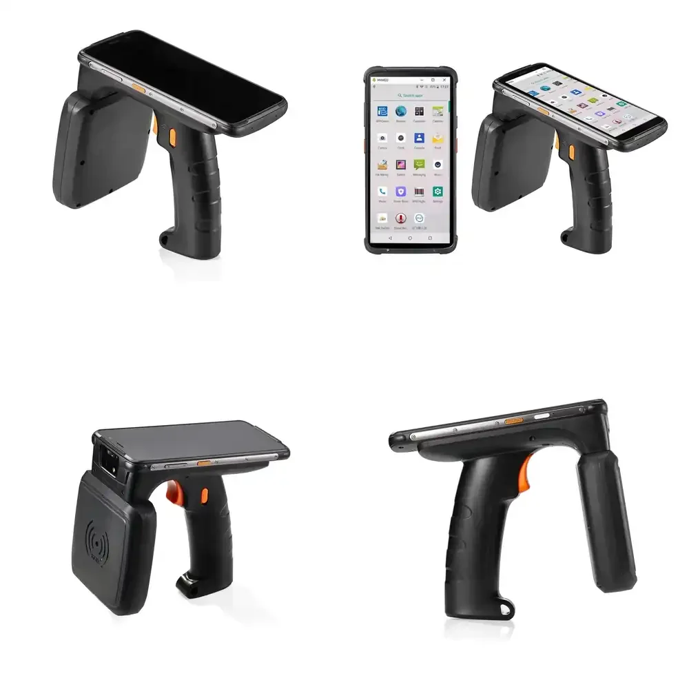 Hopeland Industrial Handheld Reader for USB Android System 860-960 MHz RFID Reader Writer Long Range 15m Handheld Scanner for