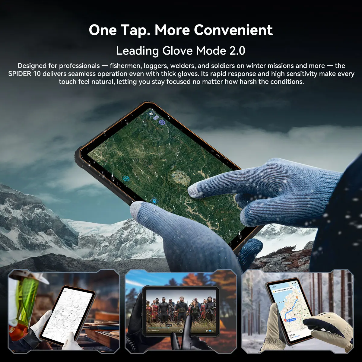 แท็บเล็ต Blackview OSCAL SPIDER 10 รุ่นทนทาน, หน้าจอ 11 นิ้ว FHD+IPS 60Hz, 8GB+256GB, MediaTek G81, แบตเตอรี่ 20000mAh, ระบบปฏิบัติการ Android 15