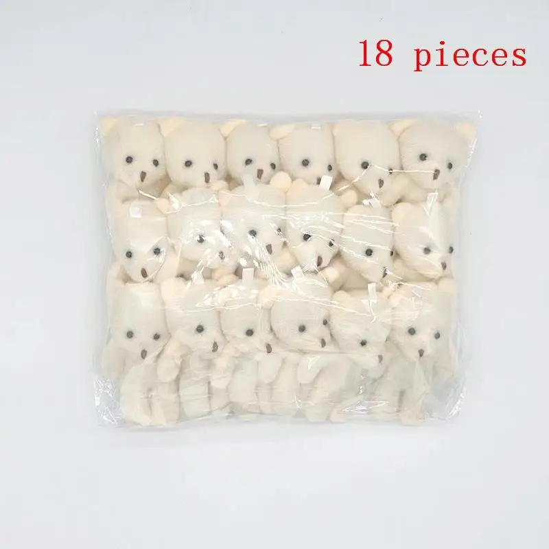 Mini Pluche Kartonnen Beer Handgemaakte DIY Accessoireset voor Meisjes Cadeautas Party Favor Collectie Hot